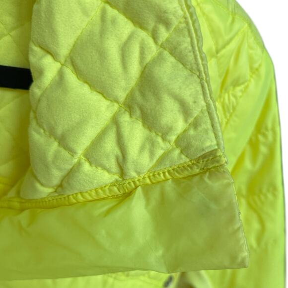 Lululemon Size 8 What The Fluff Pullover Jacket Clarity Yellow Neon Down Puffer - Picture 8 of 16